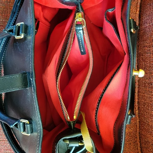 Dooney and Bourke Black Perry Satchel - Picture 13 of 14